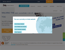 Tablet Screenshot of expert.tallysolutions.com